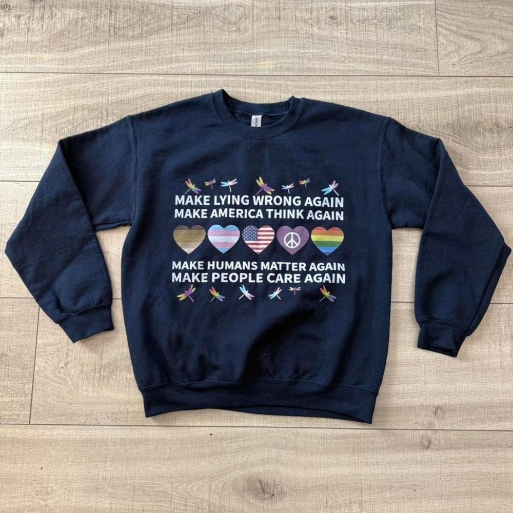 Activist Crewneck Sweatshirt – Unisex Gildan Navy‎ (M)